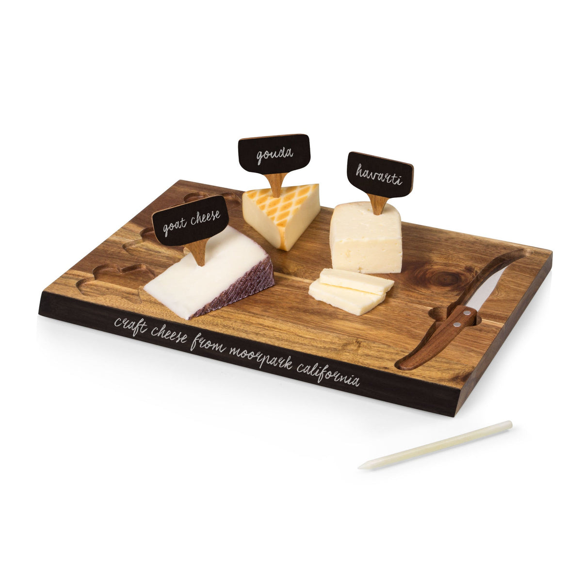 Michigan State Spartans - Delio Acacia Cheese Cutting Board & Tools Set