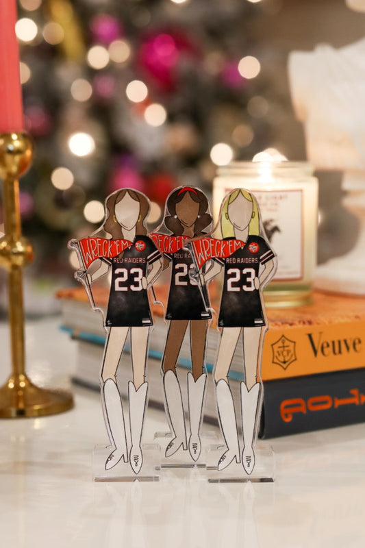 Texas Tech Girls Acrylic Block Shelfie