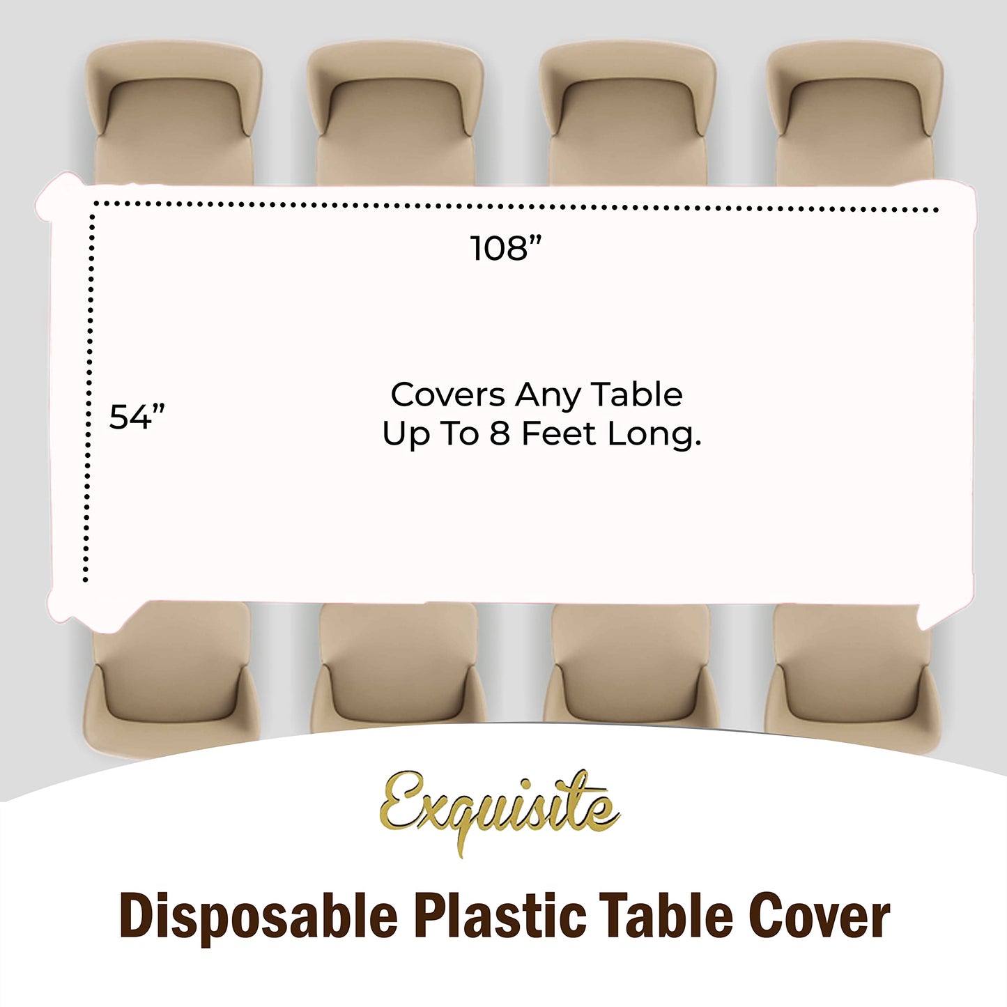 American Flag Plastic Tablecloth | Case of 48 - 54 In. x 108 In.