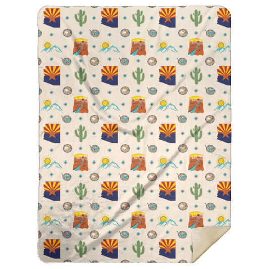 Arizona Plush Throw Blanket 60x80 Hometown Keepsake for Home