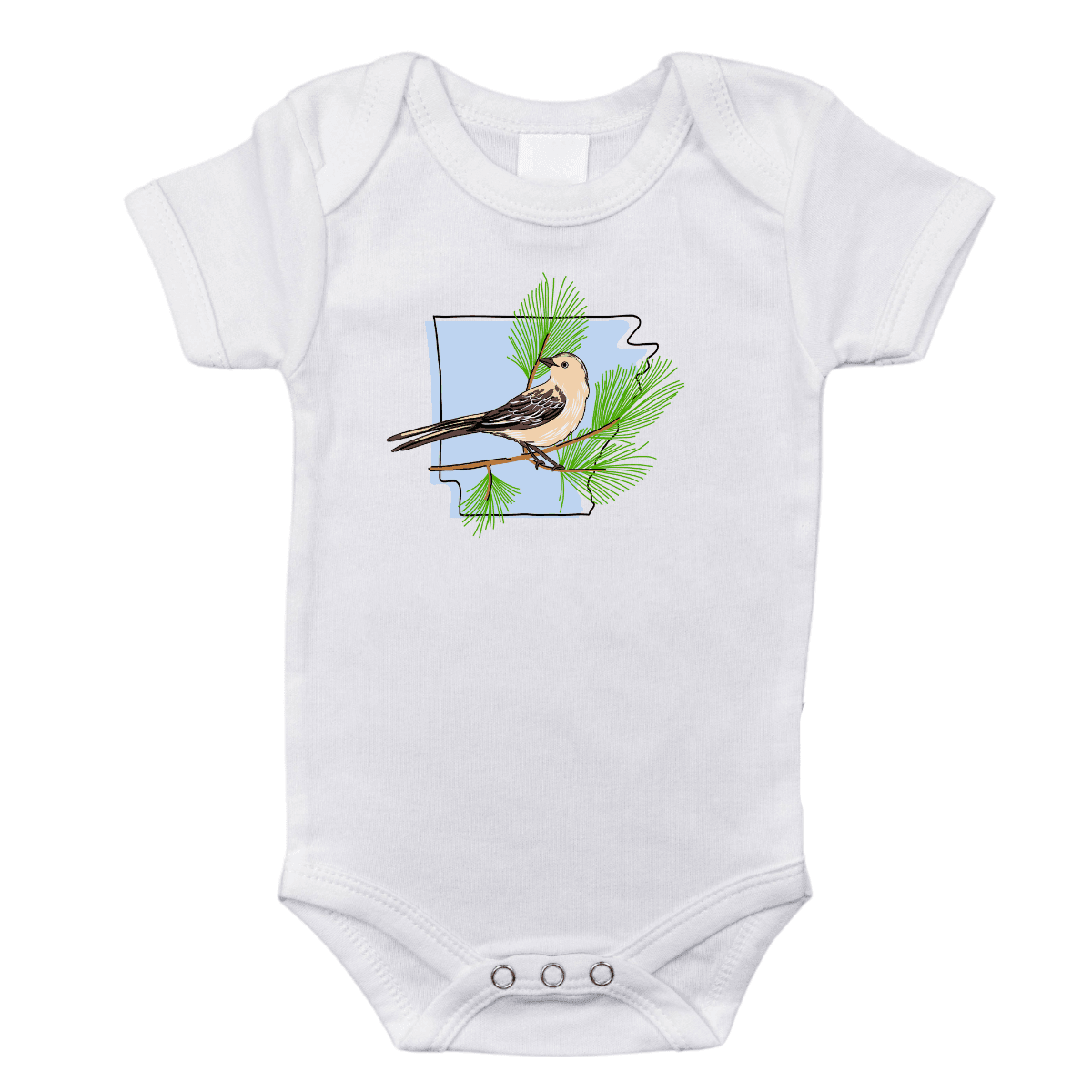 Arkansas Pine Baby Onesie Everyday Newborn Outfit
