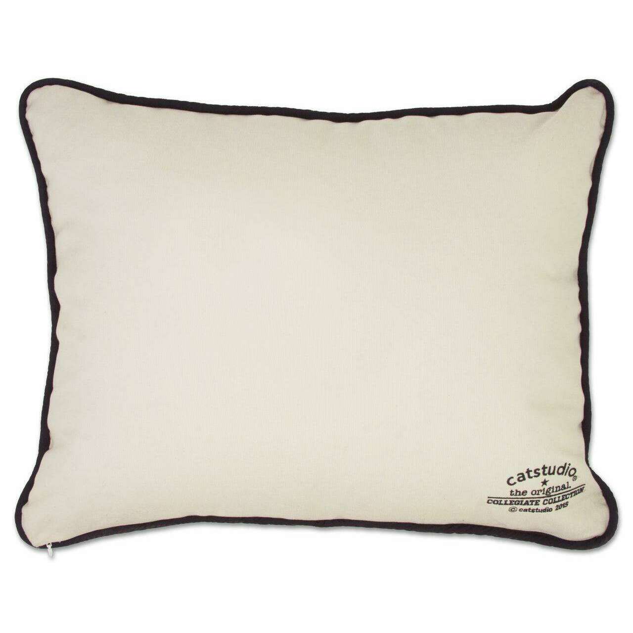 Arkansas, University of Collegiate Hand-Embroidered Pillow