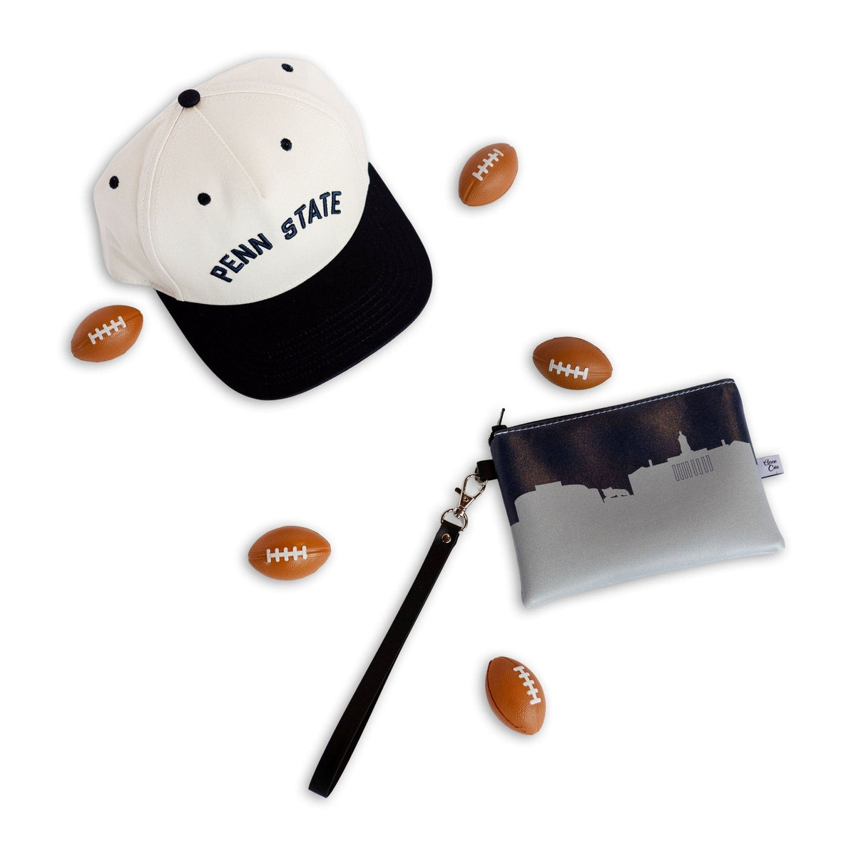 Auburn University Football Stadium Skyline Game Day Wristlet