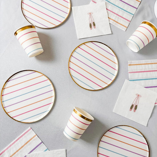 Ballet Slipper Disposable Paper Napkins, Small (16pcs)