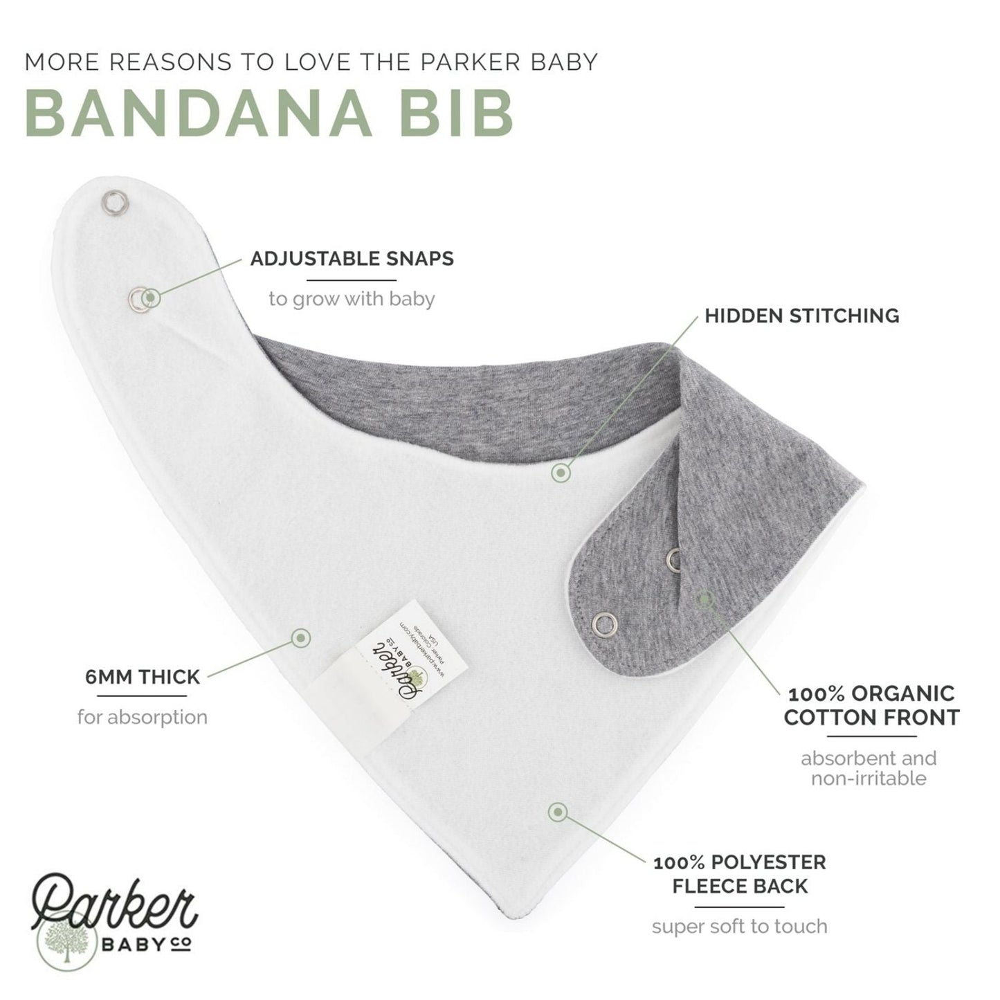 Clay Bandana Bib Set (8 pack)