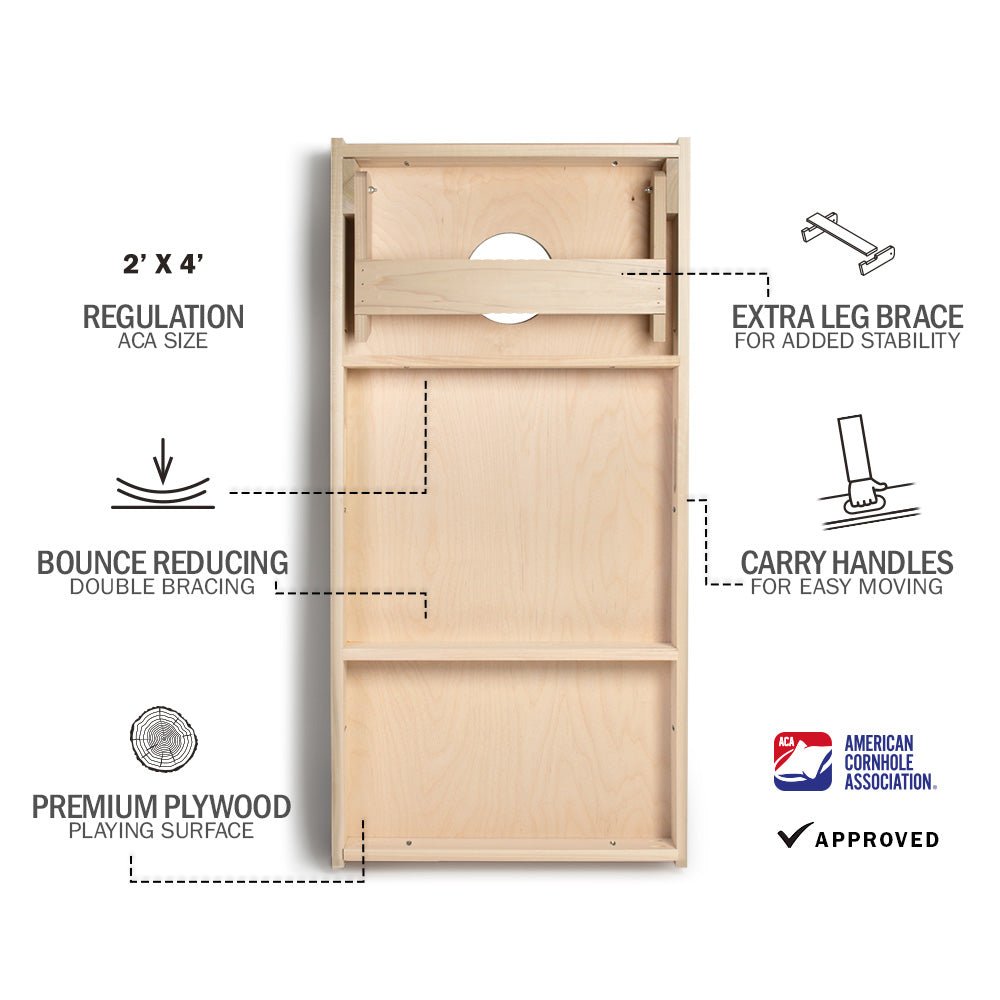 Baton Rouge Campus Gameday Star Cornhole Boards