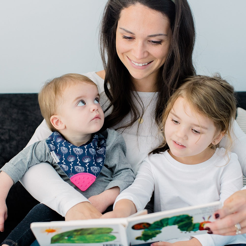 Banda Bib with Teether Attached  - Various Colors