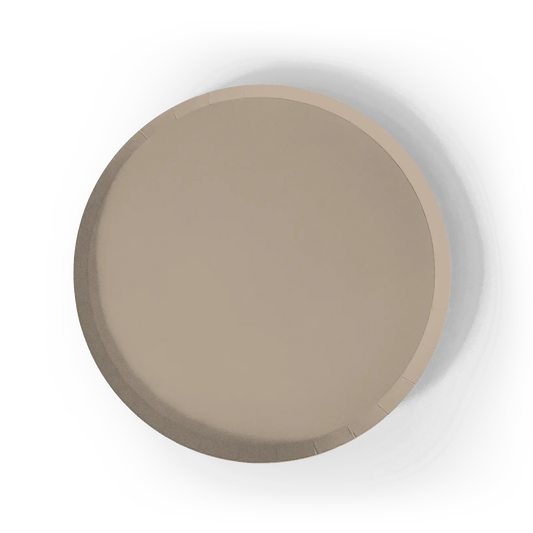 Beige Paper Party Plate (12pcs)