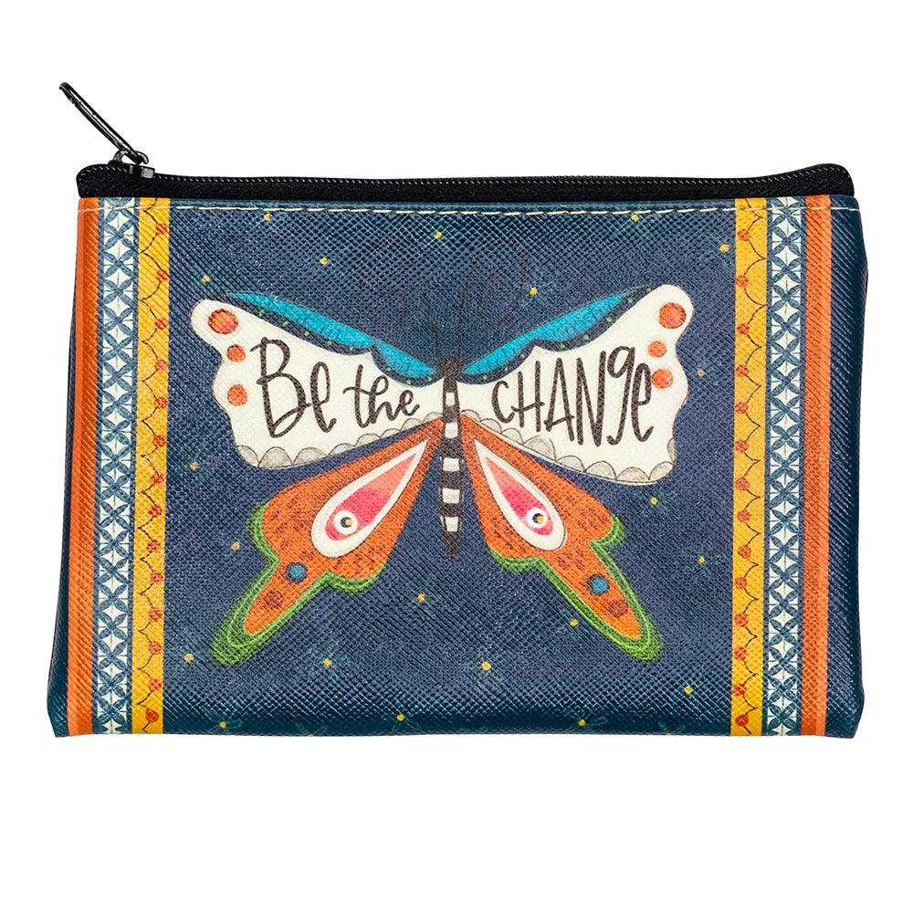 Be The Change Zippered Bag