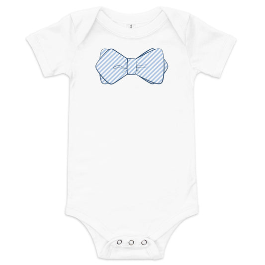 Blue Bowtie Onesie Newborn Coming Home Essential