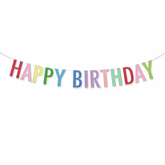 Bright Happy Birthday Banner HG