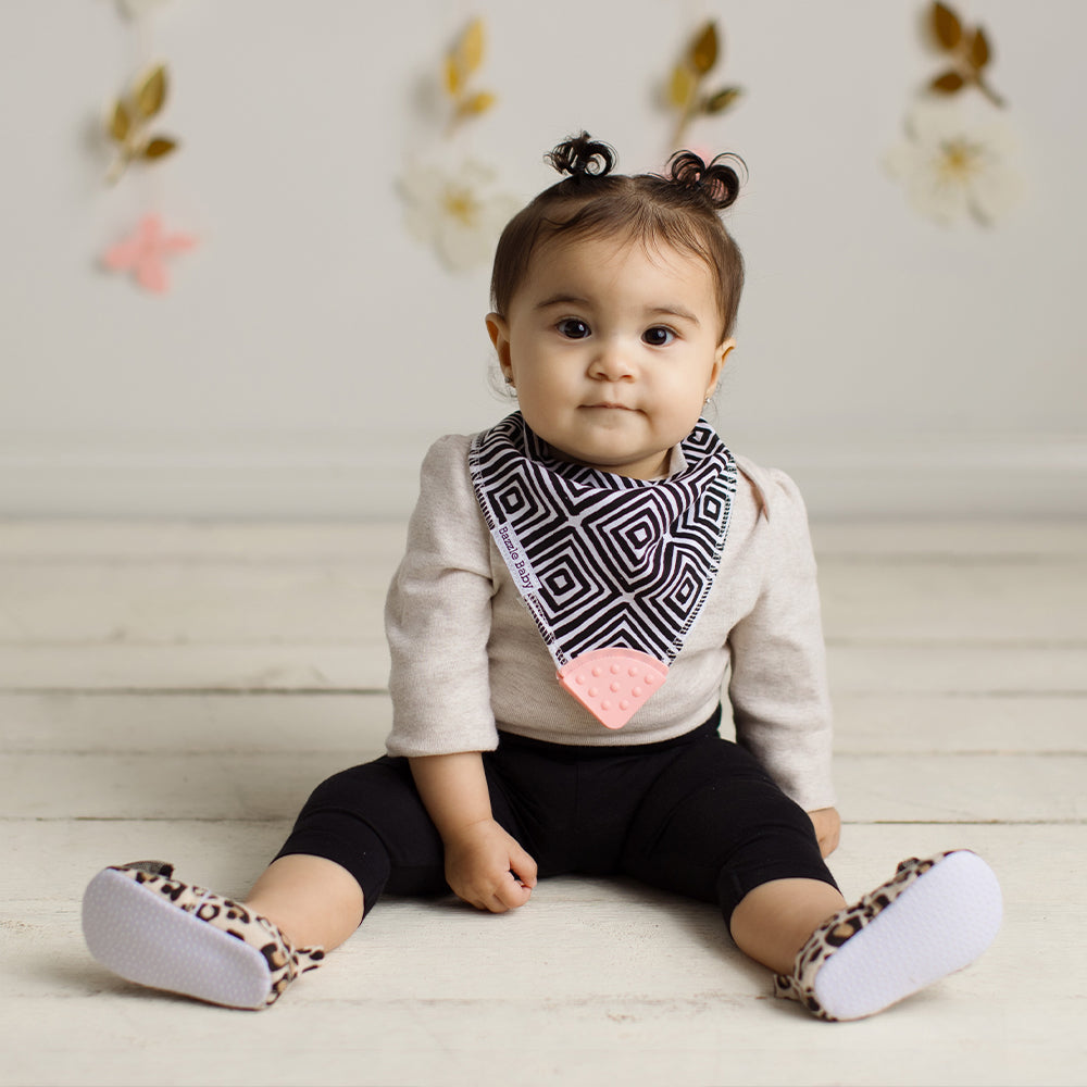 Banda Bib with Teether Attached  - Various Colors