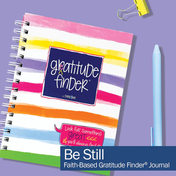 Faith Based Graditude Finder Journals by Christina - Be Still