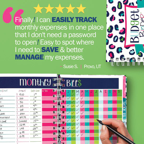 Budget Binder Bill Tracker Financial Planner