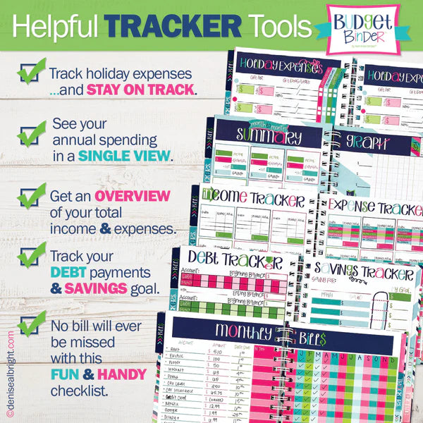 Budget Binder Bill Tracker Financial Planner