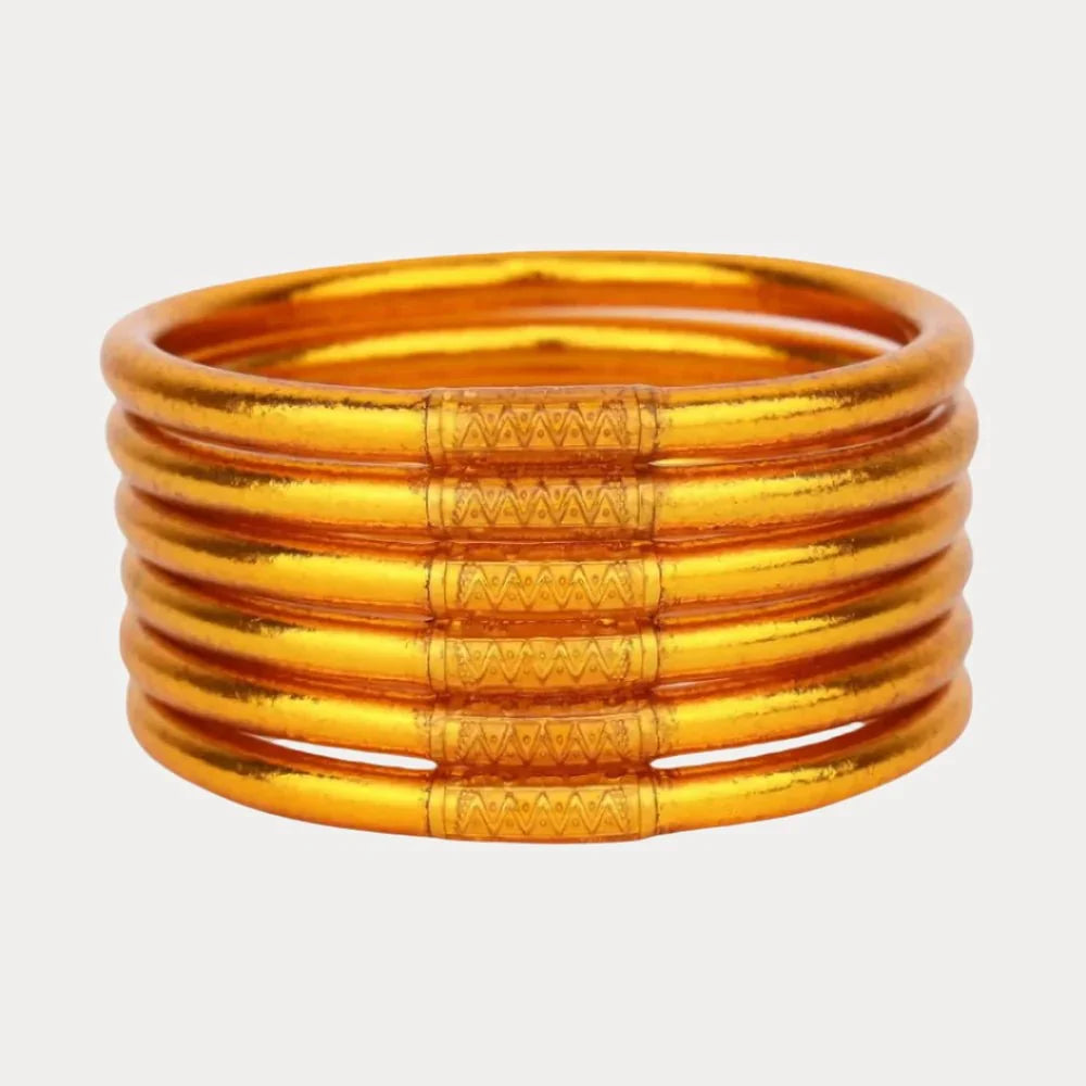 Budhagirl Spark All Weather Bangles® (Set of 6) - Serenity Prayer