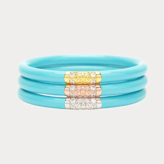 Budhagirl Three Kings All Weather Bangles® (AWB®) - Turquoise