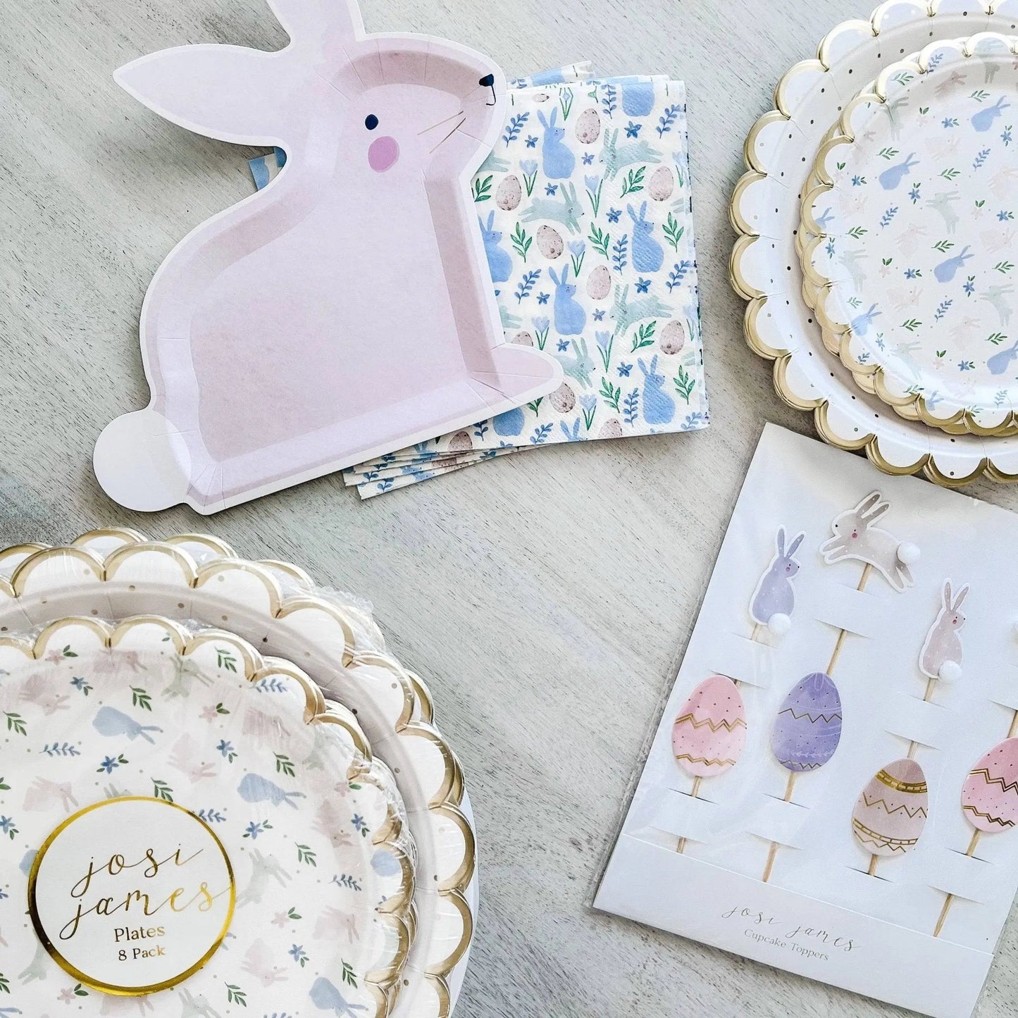 Bunny Large Disposable Paper Napkins (16pcs)