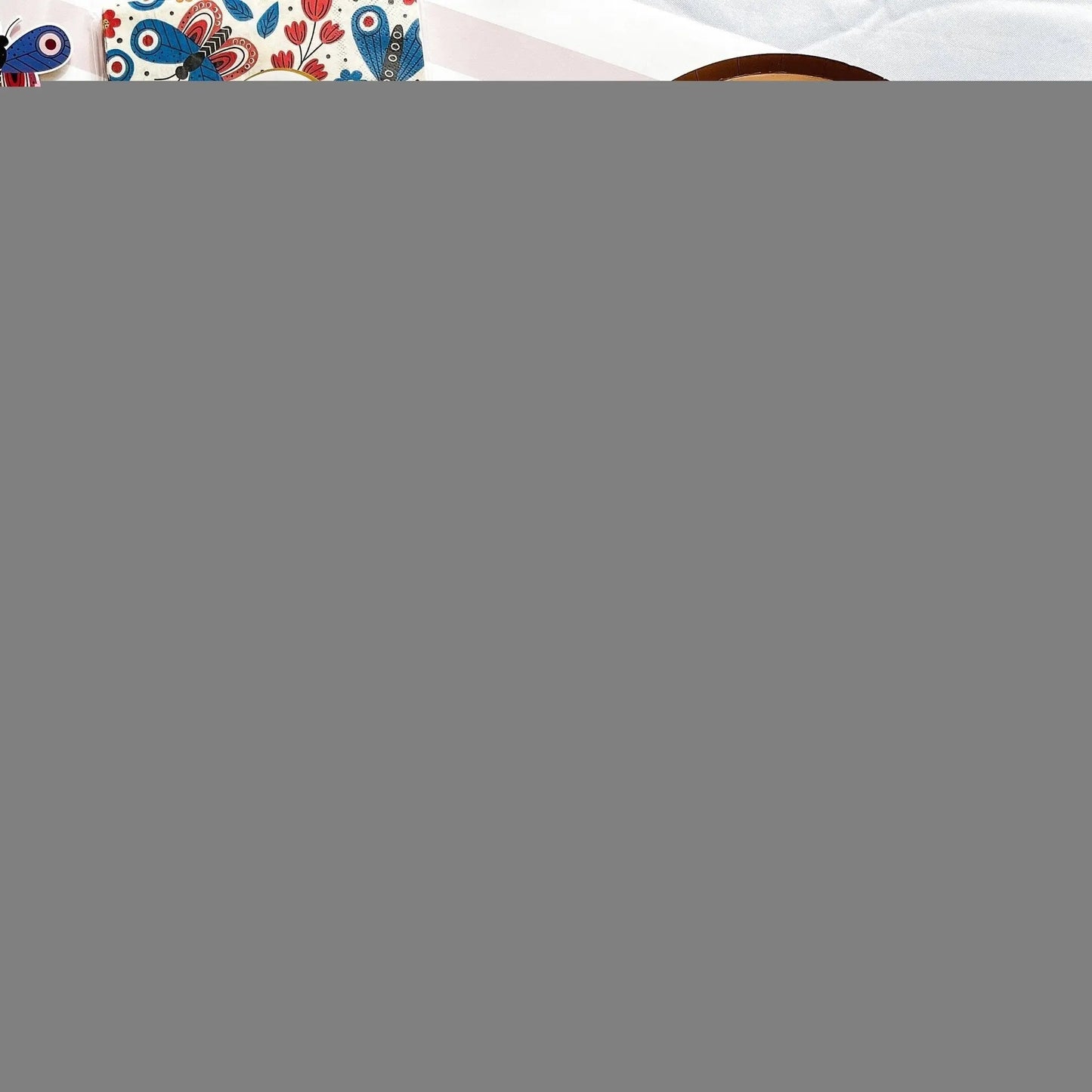 Butterfly Small Disposable Paper Napkins (16pcs)