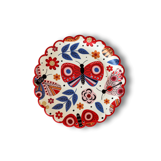 Butterfly Dessert Plate (8pcs)