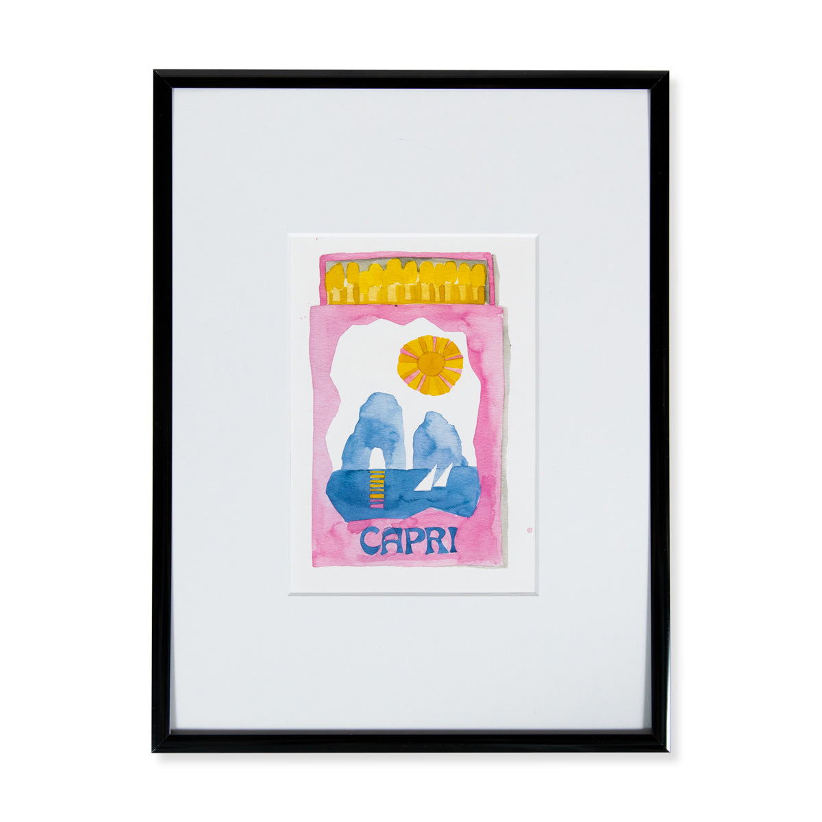 Capri Matchbook Art Print