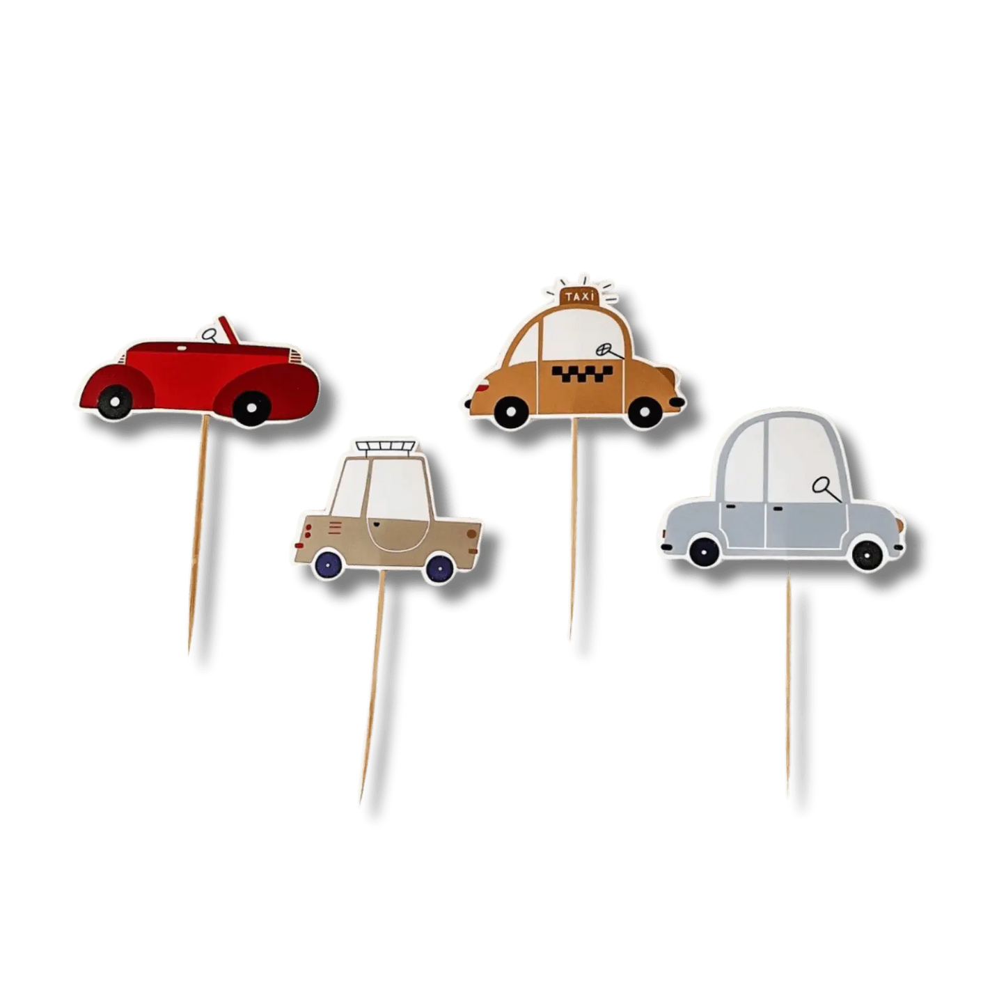 Car Cupcake Toppers (8pcs)