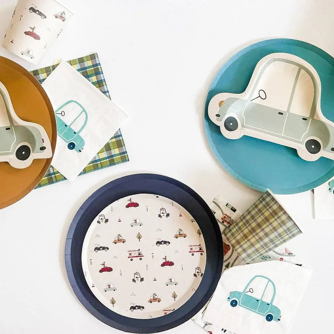 Car Party Tableware Kit