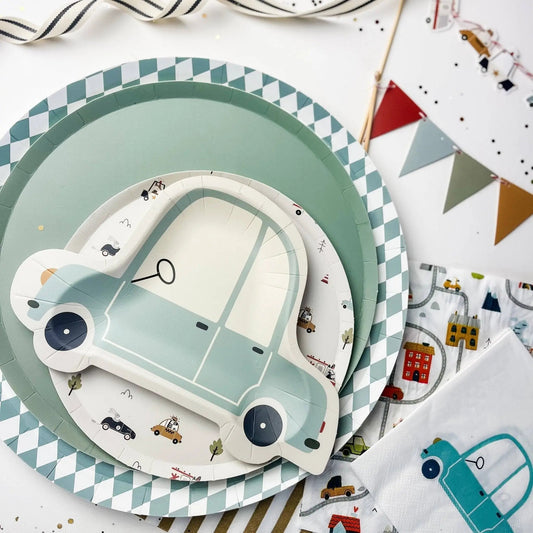 Car Party Tableware Kit