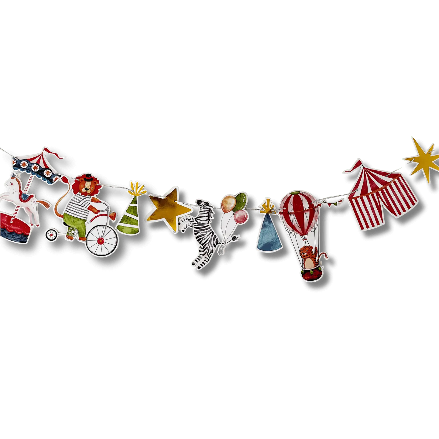 Carnival Banner – Circus Garland, 8ft