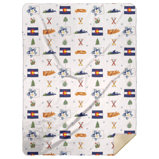 Colorado Plush Throw Blanket 60x80 Soft Hometown Home Accent