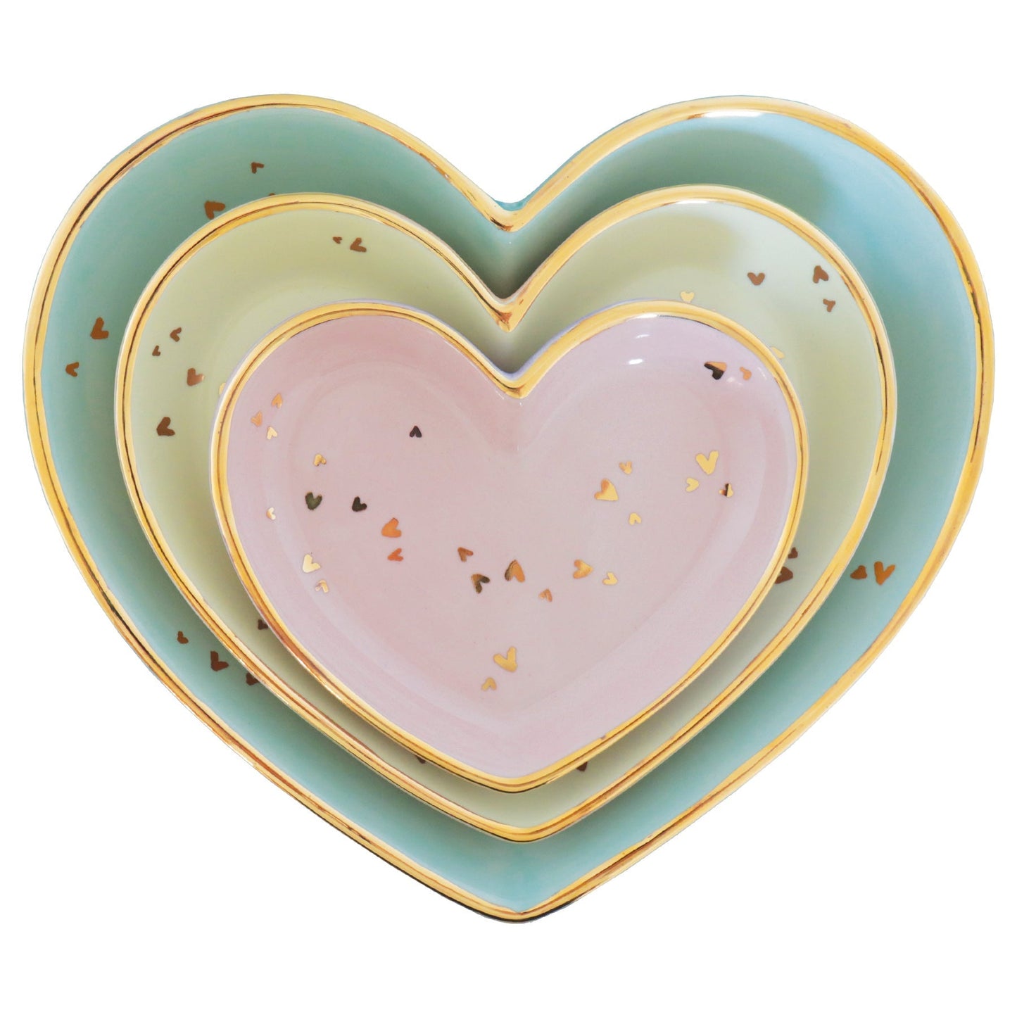 "Confetti Hearts" Dishes