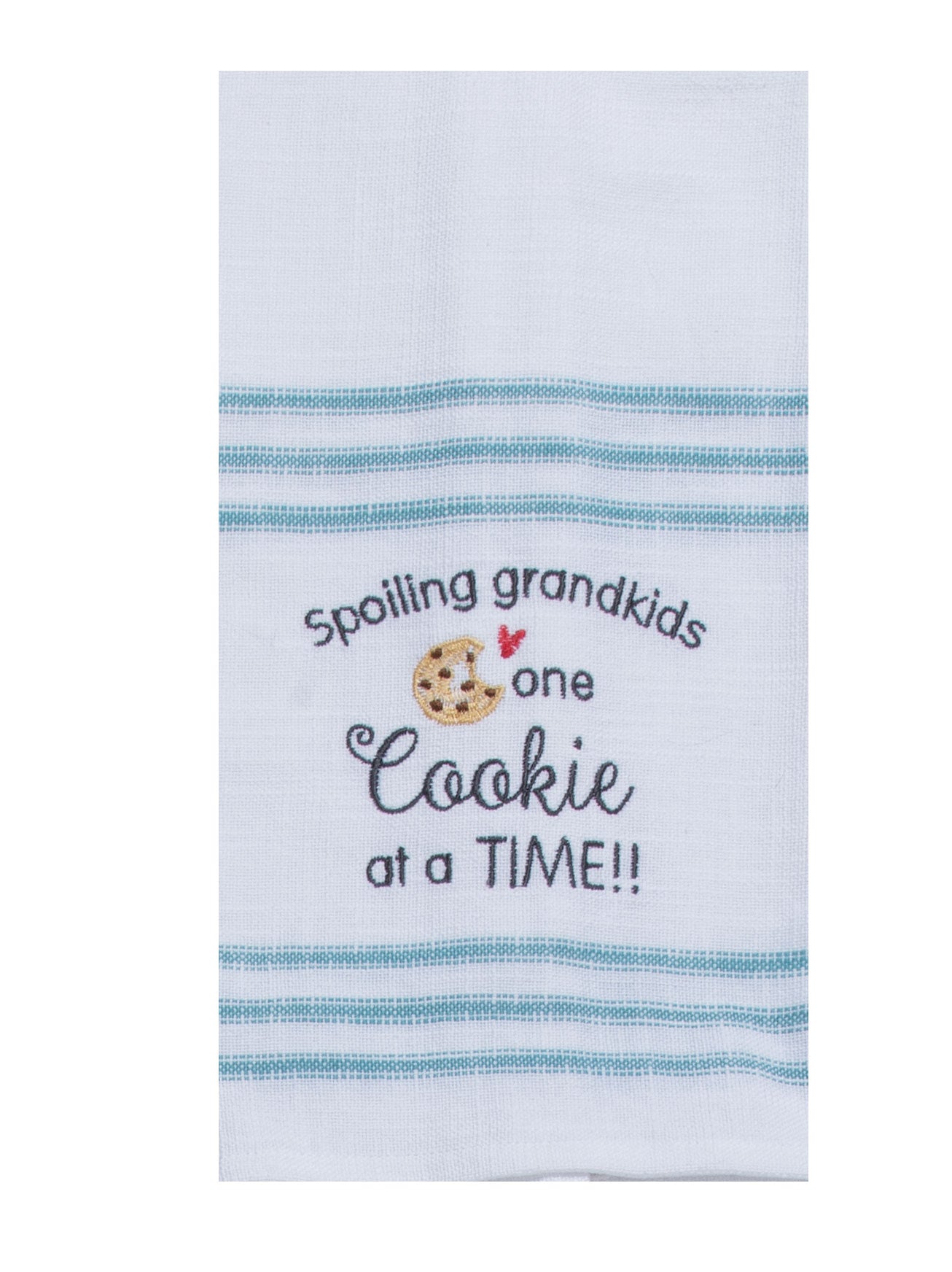 Spoiling kids one cookie at a time kitchen towel