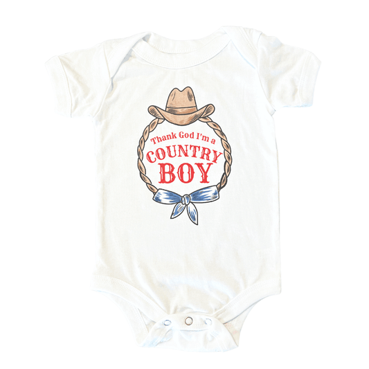 Country Boy Onesie Newborn Coming Home Essential