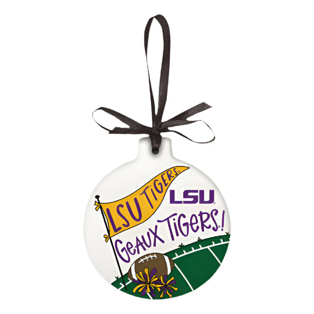 LSU Stone Ornament