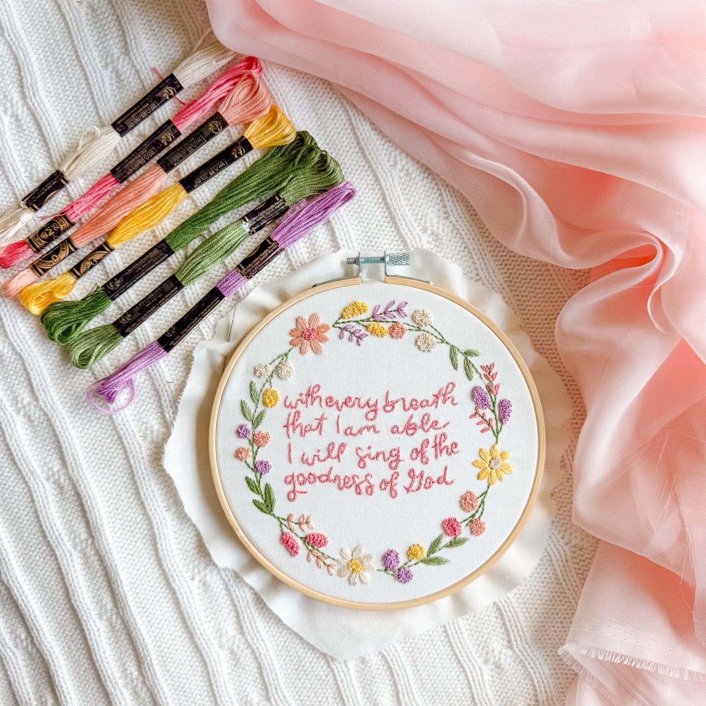Goodness of God Embroidery Kit