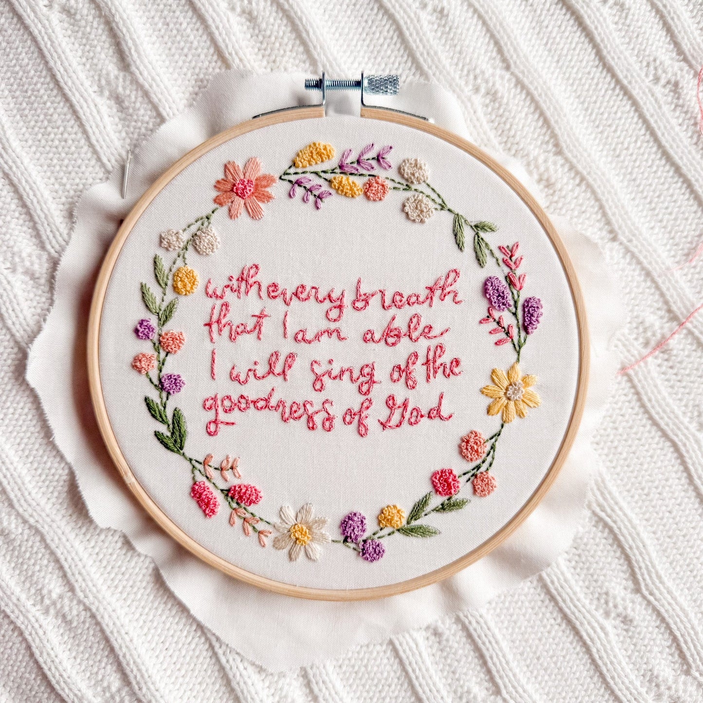 Goodness of God Embroidery Kit