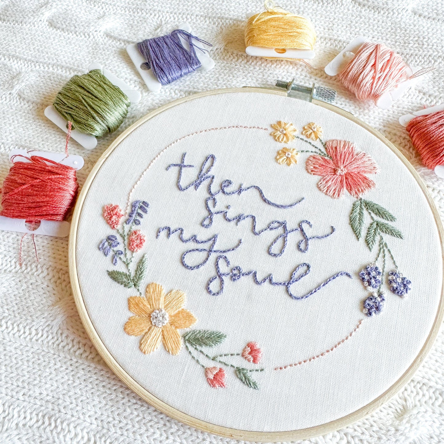Then Sings My Soul Embroidery Kit