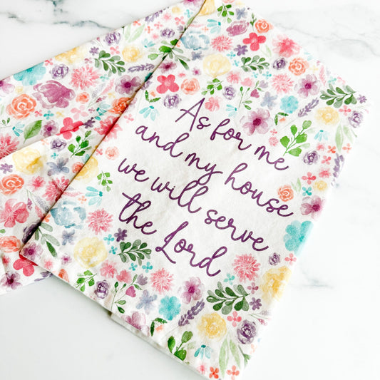 As For Me and My House Tea Towel