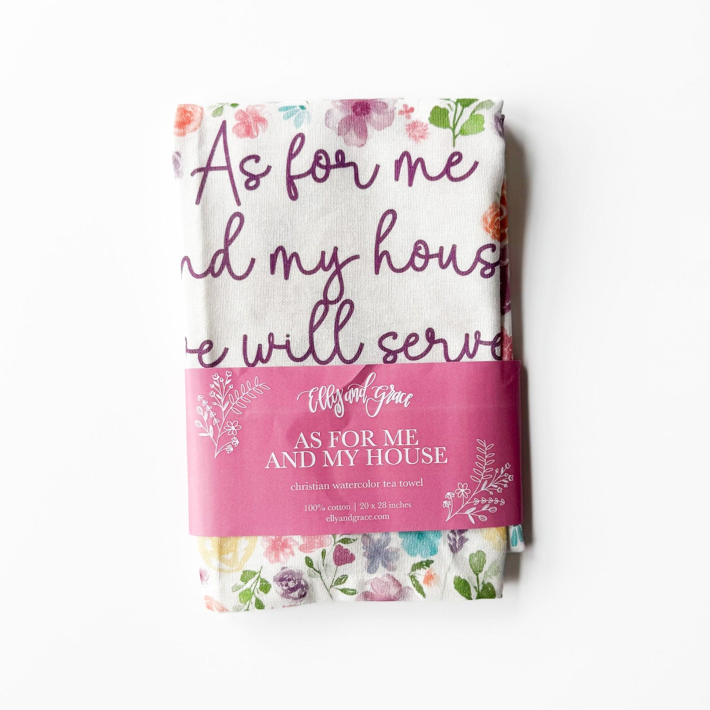 As For Me and My House Tea Towel