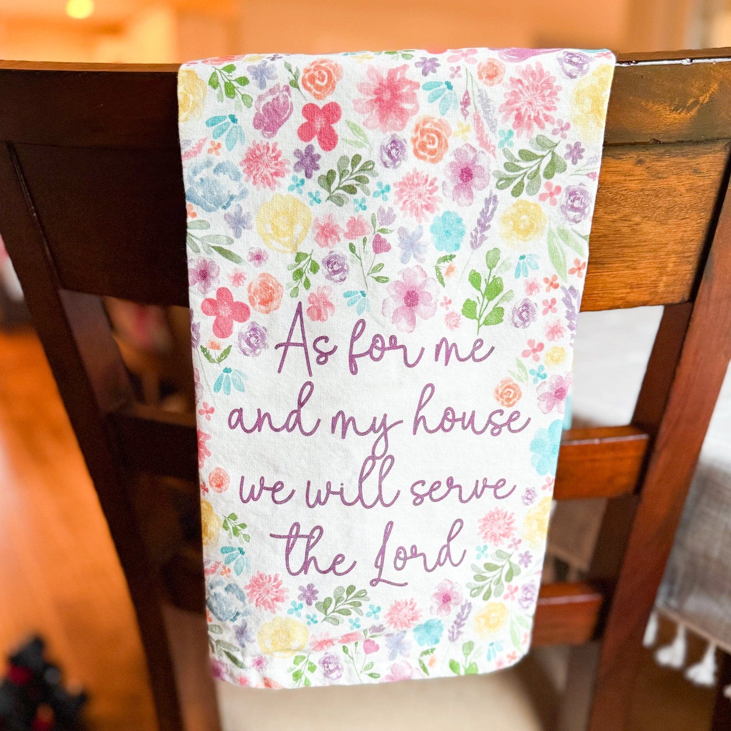 As For Me and My House Tea Towel