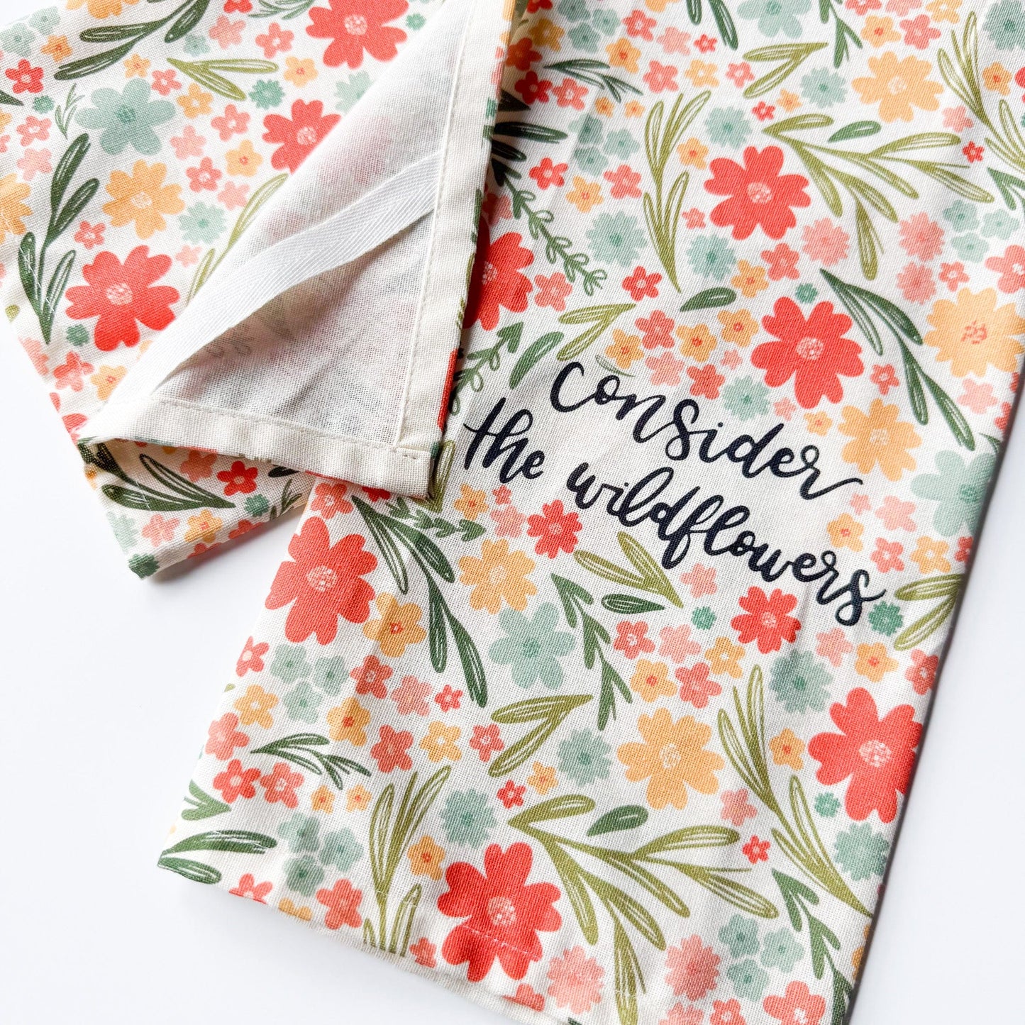 Consider the Wildflowers Tea Towel