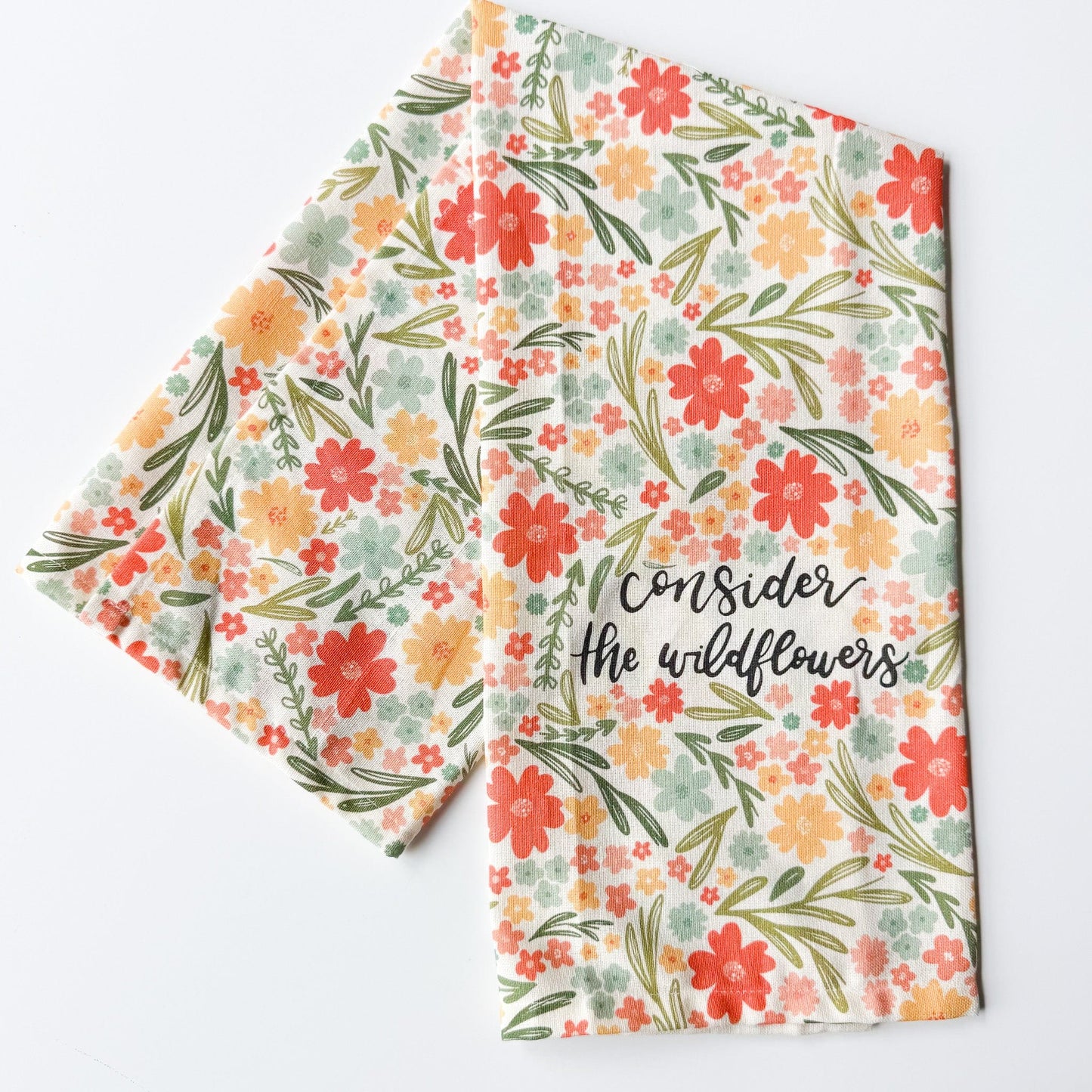 Consider the Wildflowers Tea Towel
