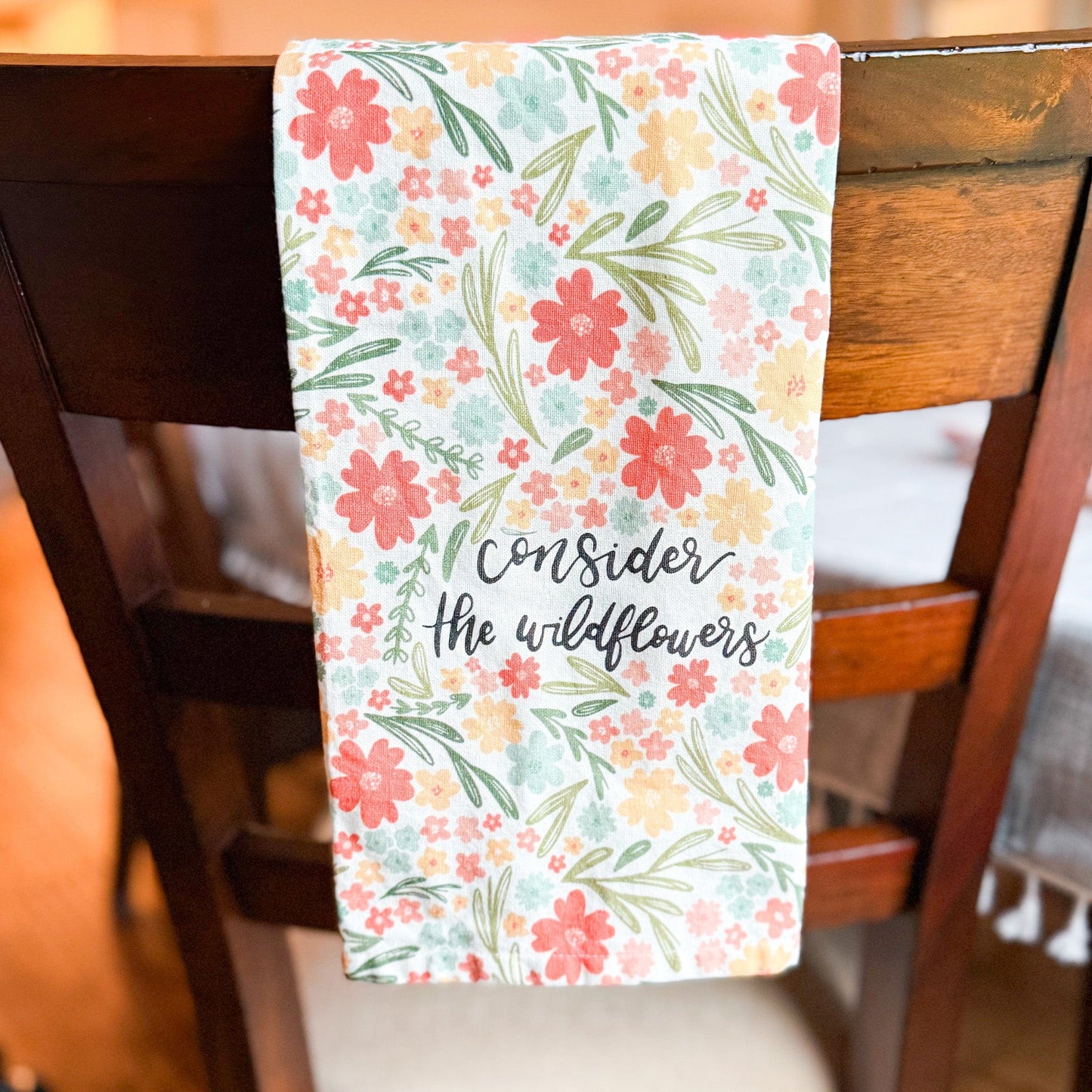 Consider the Wildflowers Tea Towel