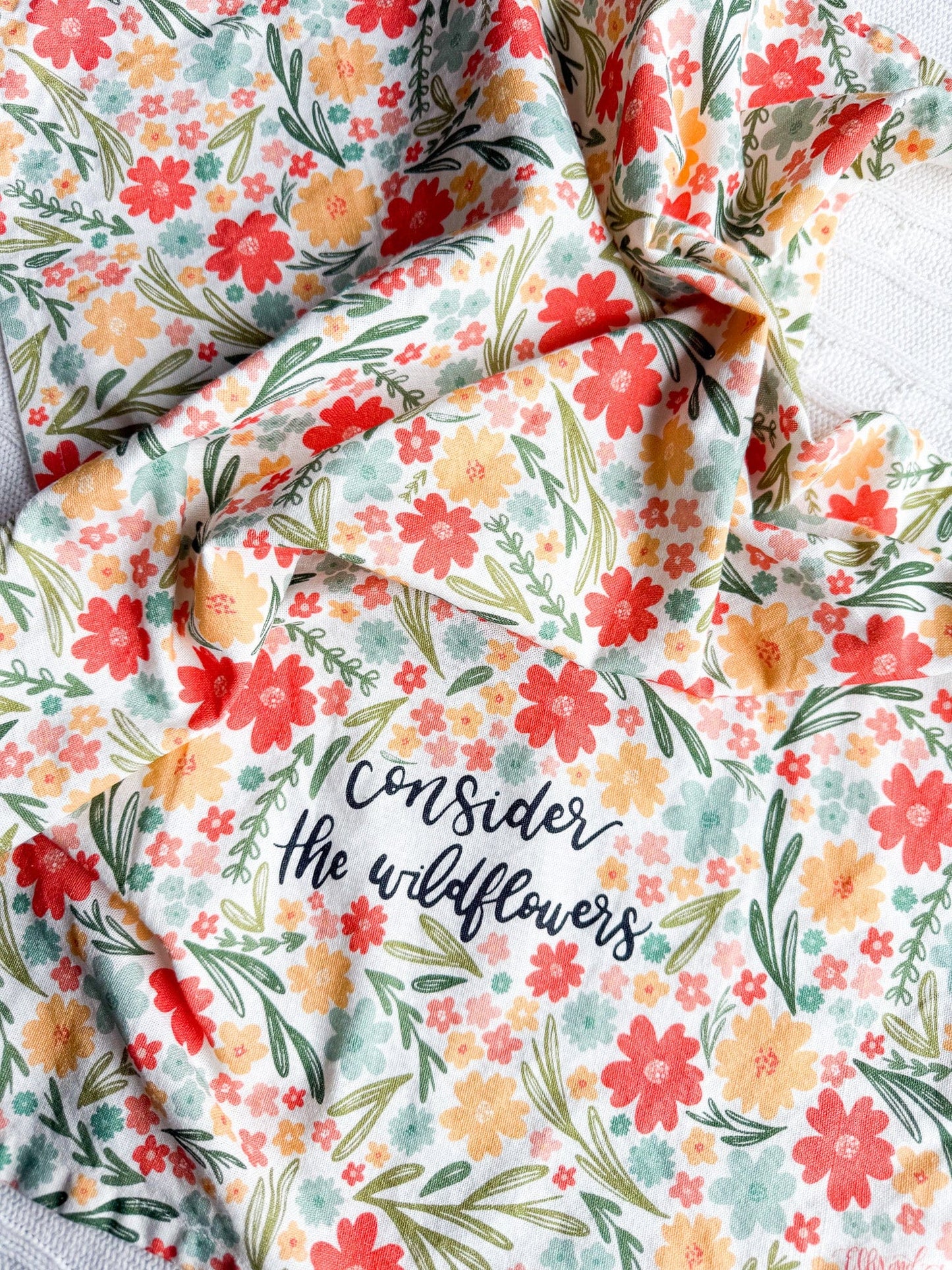 Consider the Wildflowers Tea Towel