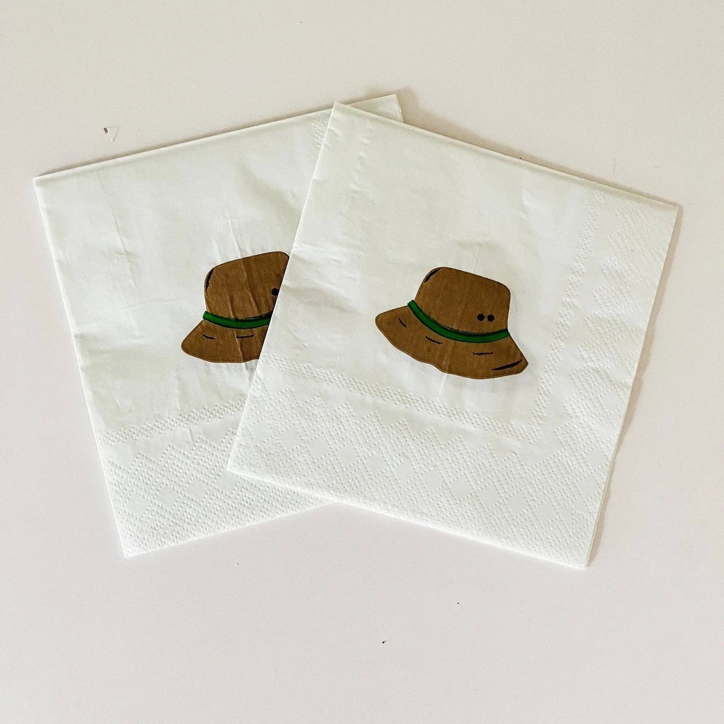 Fishing Small Disposable Paper Napkins (16pcs)