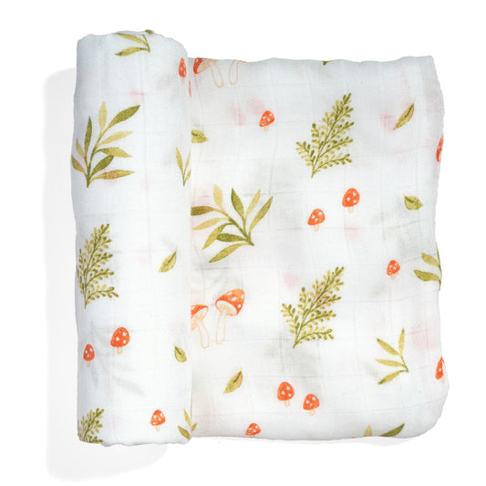 Enchanted Forest bamboo swaddle