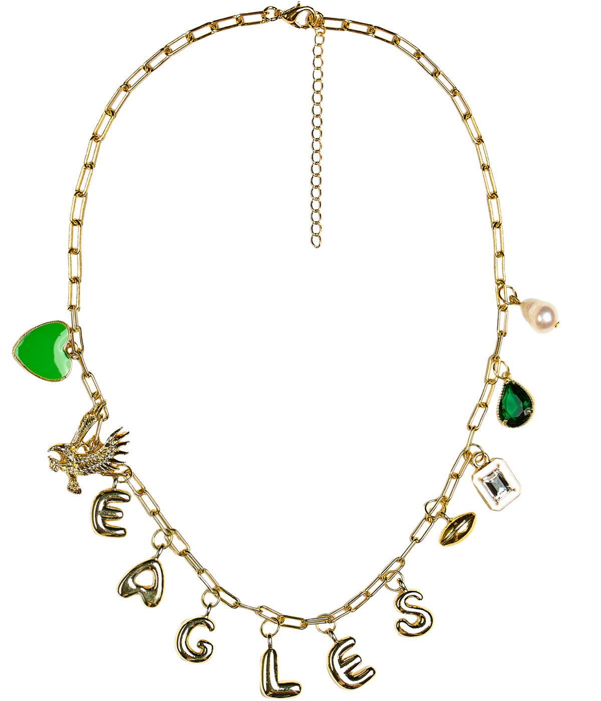 Gameday Charm Necklace - 18k Gold Plated