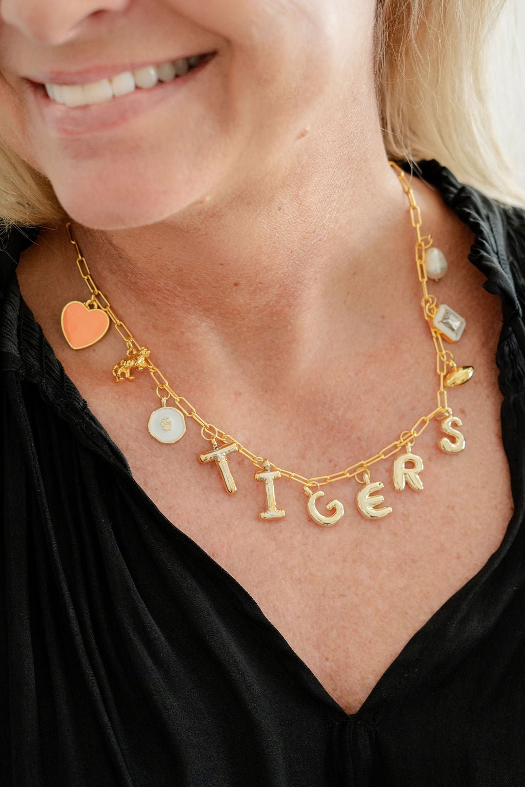 Gameday Charm Necklace - 18k Gold Plated