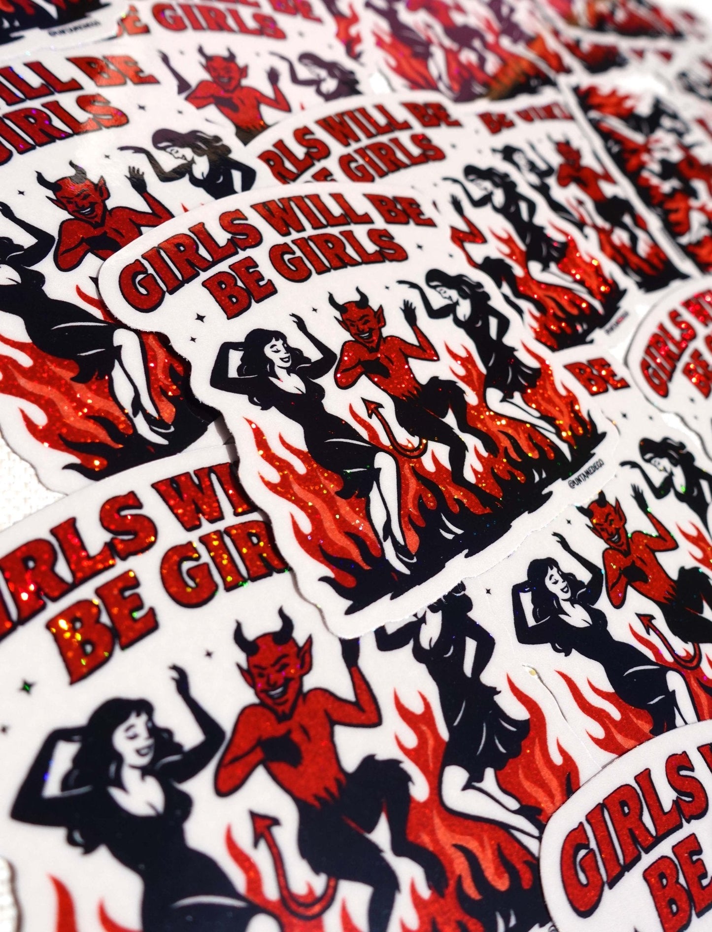 Girls Will Be Girls Sticker