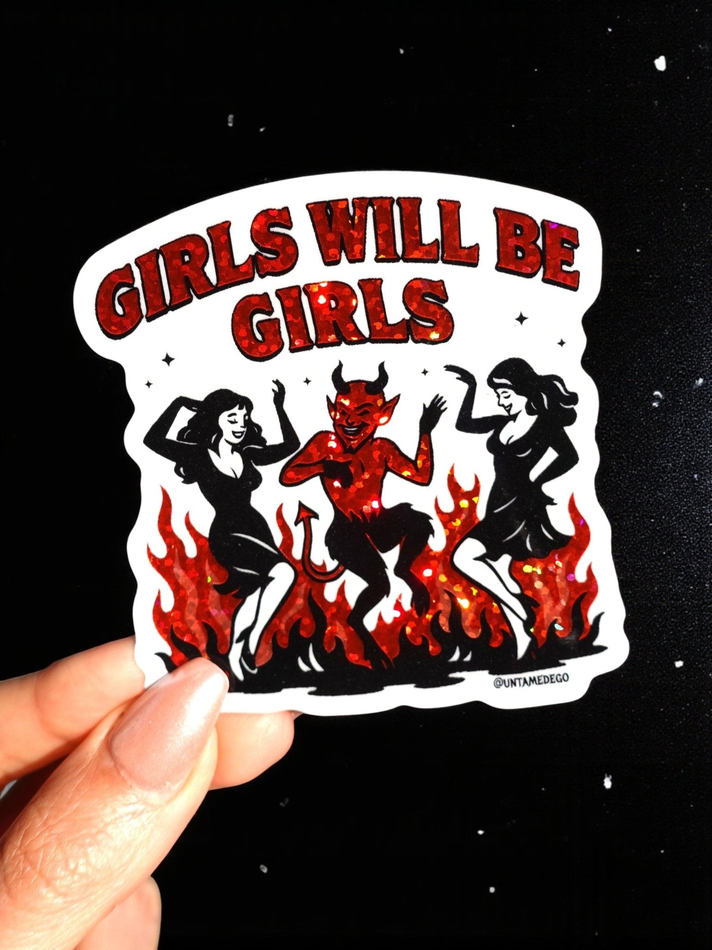 Girls Will Be Girls Sticker